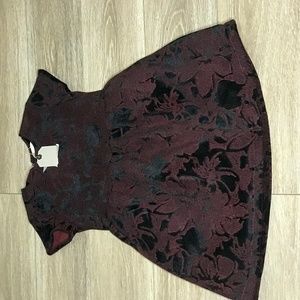 Black and Purple floral dress